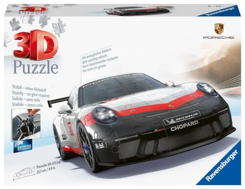 Ravensburger® 3D Puzzle – Porsche 911 GT3 Cup, 108 Teile