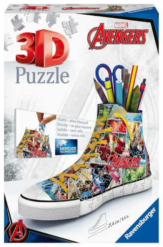 Ravensburger® 3D Puzzle – Sneaker Avengers, 108 Teile