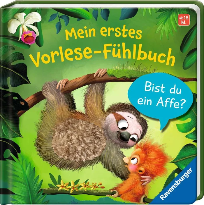 Ravensburger® Bücher – Mein erstes Vorlese-Fühlbuch: Bist du ein Affe?