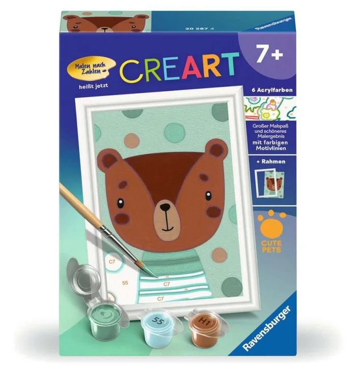 Ravensburger® Creart – Knuffiger Bär Serie F