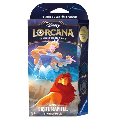Ravensburger® Disney Lorcana Das Erste Kapitel – Starter Deck Saphir und Stahl