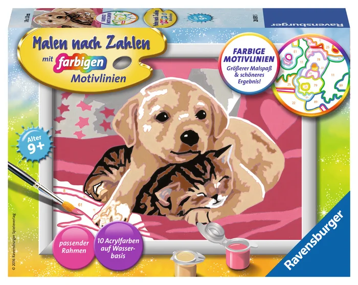 Ravensburger® Malen nach Zahlen – Beste Freunde