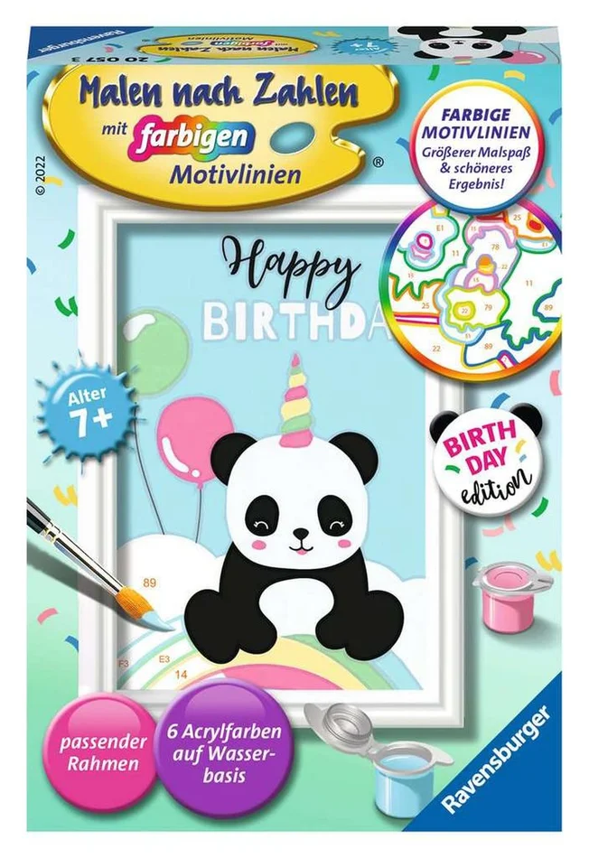 Ravensburger® Malen nach Zahlen – Happy Birthday