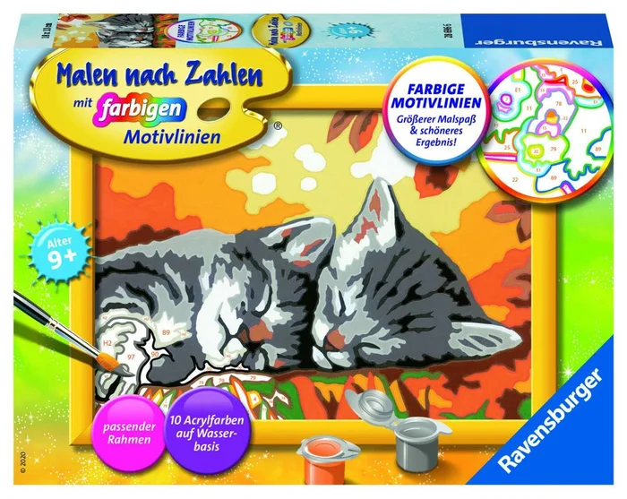 Ravensburger® Malen nach Zahlen – Kätzchen im Herbst