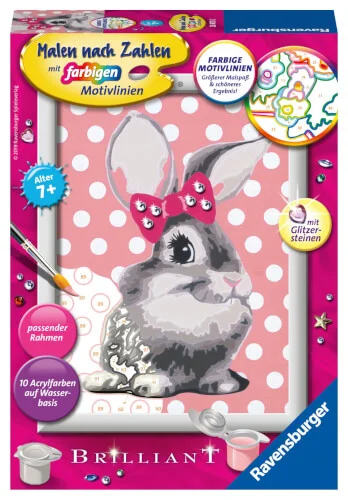 Ravensburger® Malen nach Zahlen – Knuffiges Häschen