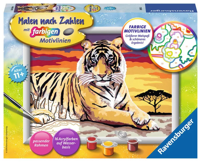 Ravensburger® Malen nach Zahlen – Majestätischer Tiger