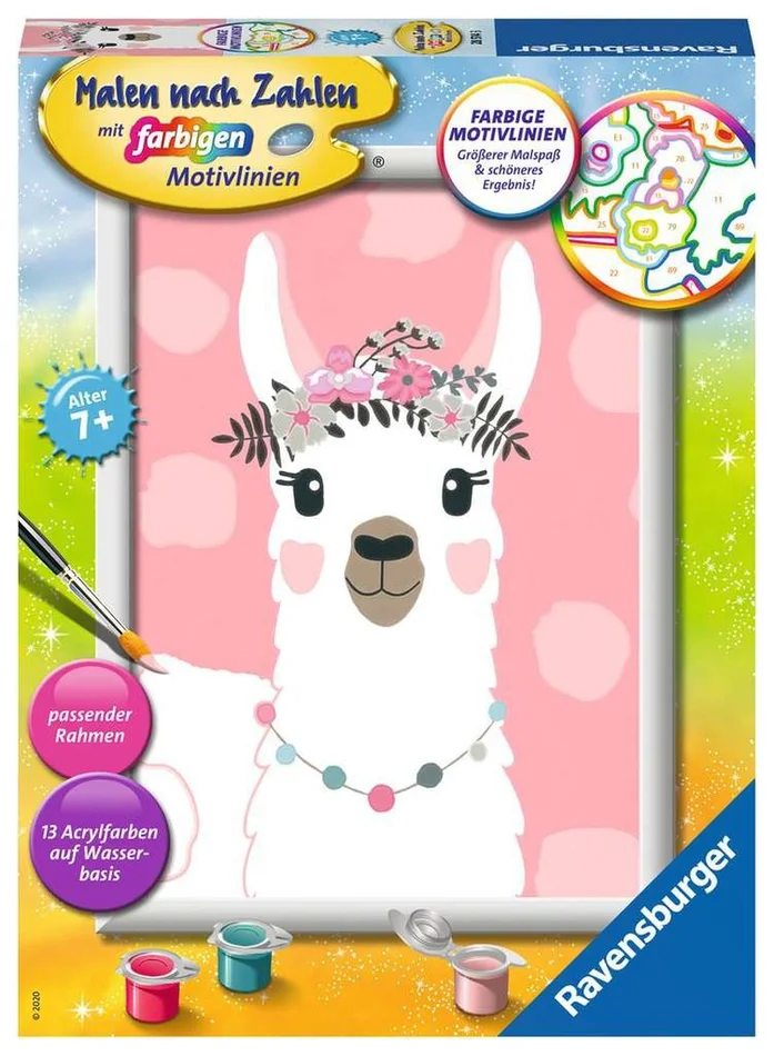 Ravensburger® Malen nach Zahlen – No Drama Lama