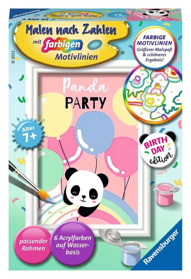 Ravensburger® Malen nach Zahlen – Panda Party