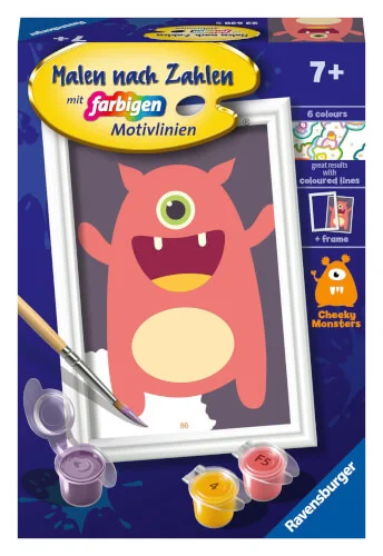 Ravensburger® Malen nach Zahlen – Rotes Monster