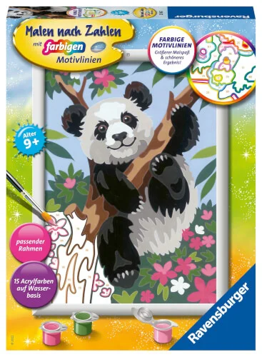 Ravensburger® Malen nach Zahlen – Süßer Pandabär