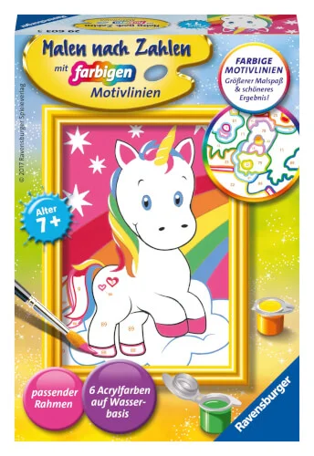 Ravensburger® Malen nach Zahlen – Süßes Einhorn