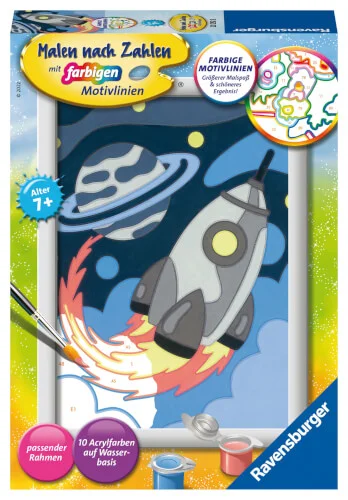 Ravensburger® Malen nach Zahlen – Weltraumabenteuer