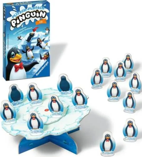 Ravensburger® Mitbringspiele – Plitsch Platsch Pinguin,