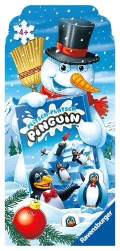 Ravensburger® Mitbringspiele – Weihnachten Plitsch-Platsch Pinguin