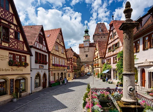 Ravensburger® Puzzle – Rothenburg o.d.T., 500 Teile