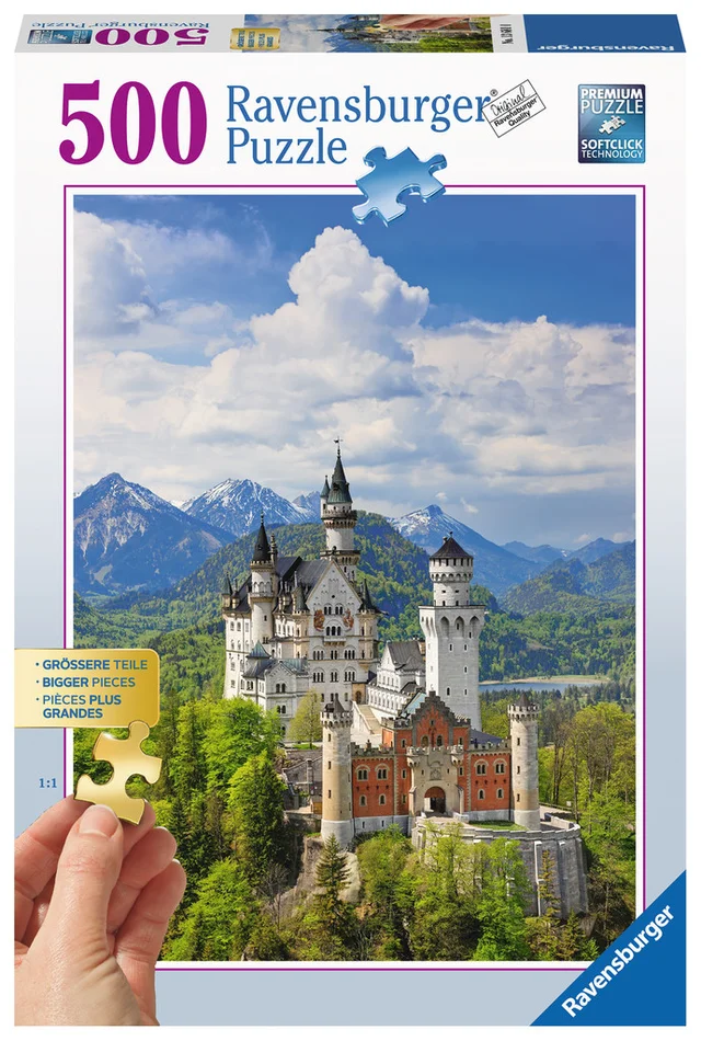 Ravensburger® Puzzle – Schloss Neuschwanstein, 500 Teile