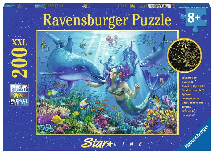 Ravensburger® Puzzle XXL – Leuchtendes Unterwasserparadies, 200 Teile