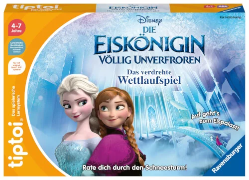 Ravensburger® tiptoi® Disney® Die Eiskönigin – Völlig Unverfroren: Das verdrehte Wettlauf