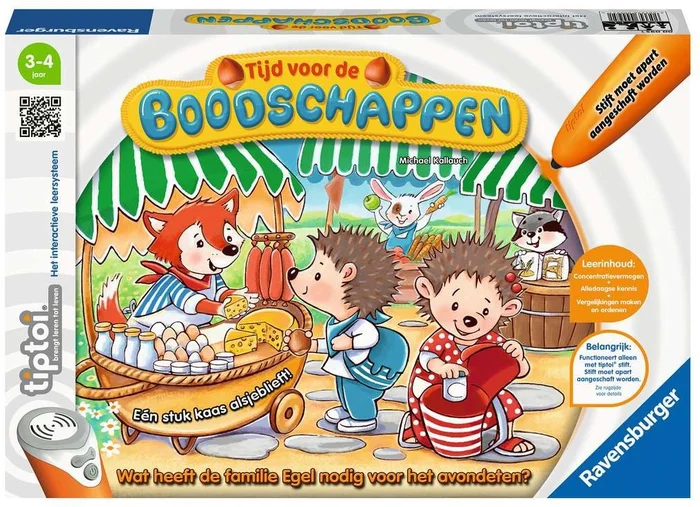 Ravensburger Tiptoi Spel Tijd Voor Boodschappen