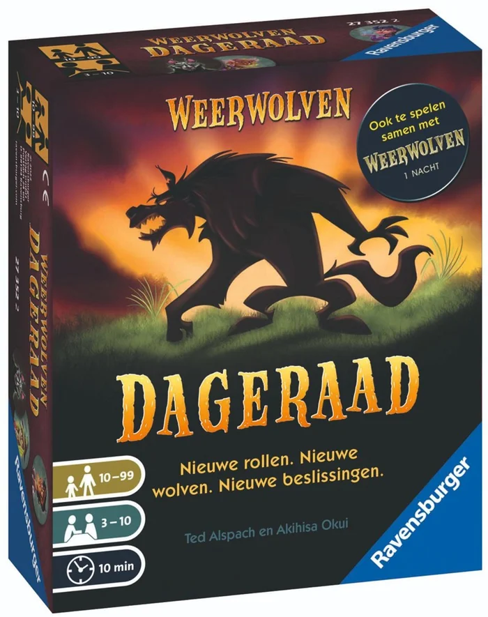 Ravensburger Weerwolven van Wakkerdam: Dageraad – Kaartspel