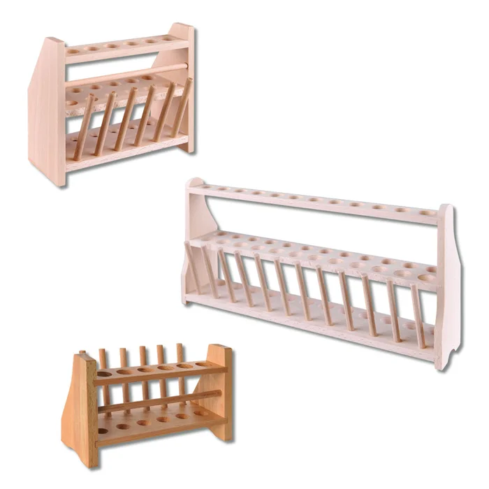 Reagenzglasgestell mit Abtropfstäben