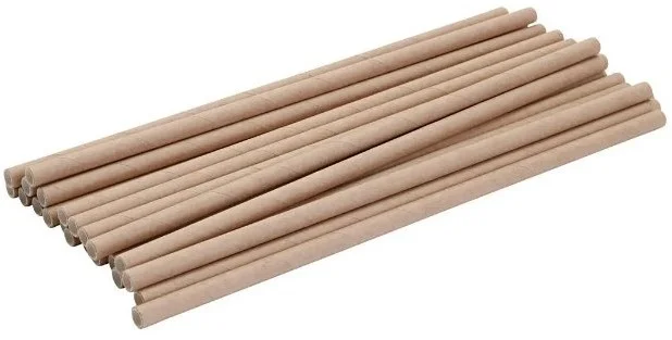 Rietjes van Ongebleekt Kraftpapier, 250st.