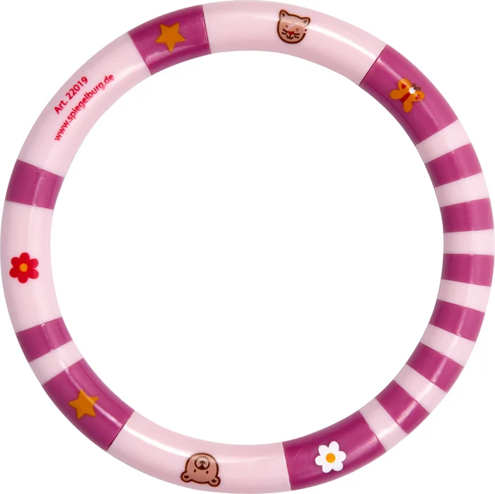 Ringrassel – BabyGlück, rosa