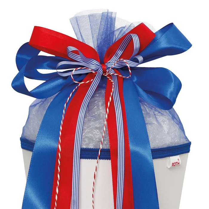 Roth Schleife „Blue Berry“ ca.50x23cm, 100% Polyester,