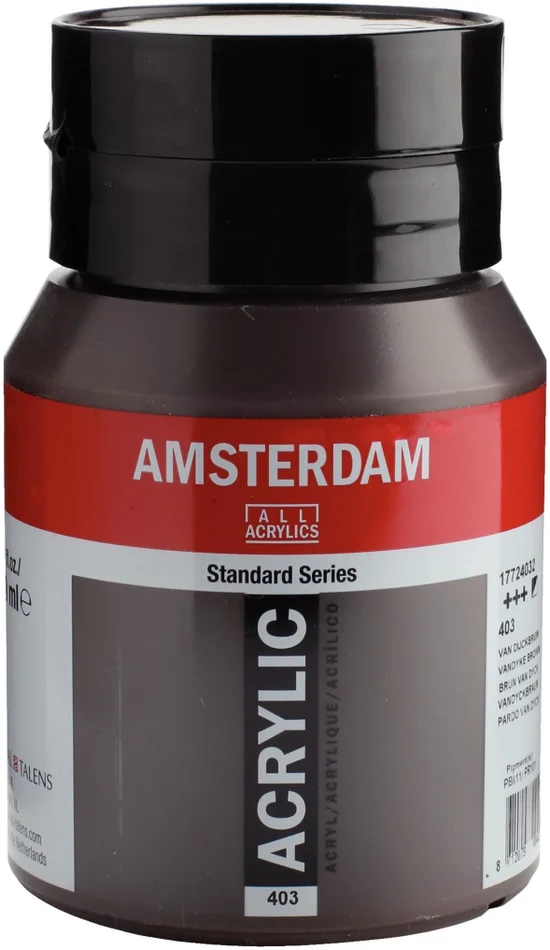 Royal Talens Royal Talens Acrylfarbe 403 Van Dijck Braun 500 ml