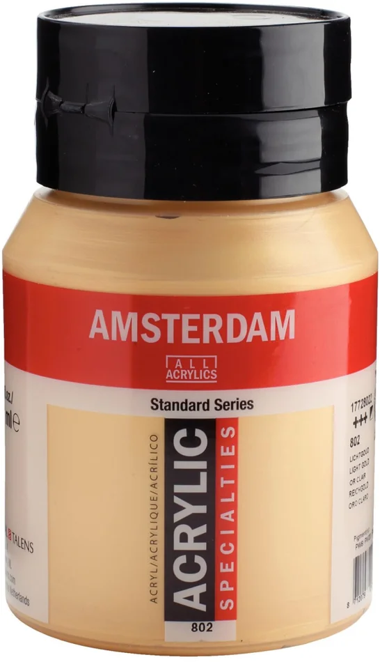 Royal Talens Royal Talens Amsterdam Acrylverf 802 Lichtgoud 500 ml