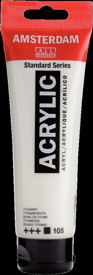 Royal Talens Talens Amsterdam Acrylfarbe 120 ml 105 – Titanweiß