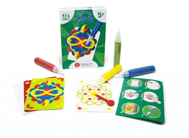 Sabbiarelli Sabbiarelli Sandmalerei-Set Taschenmandalas