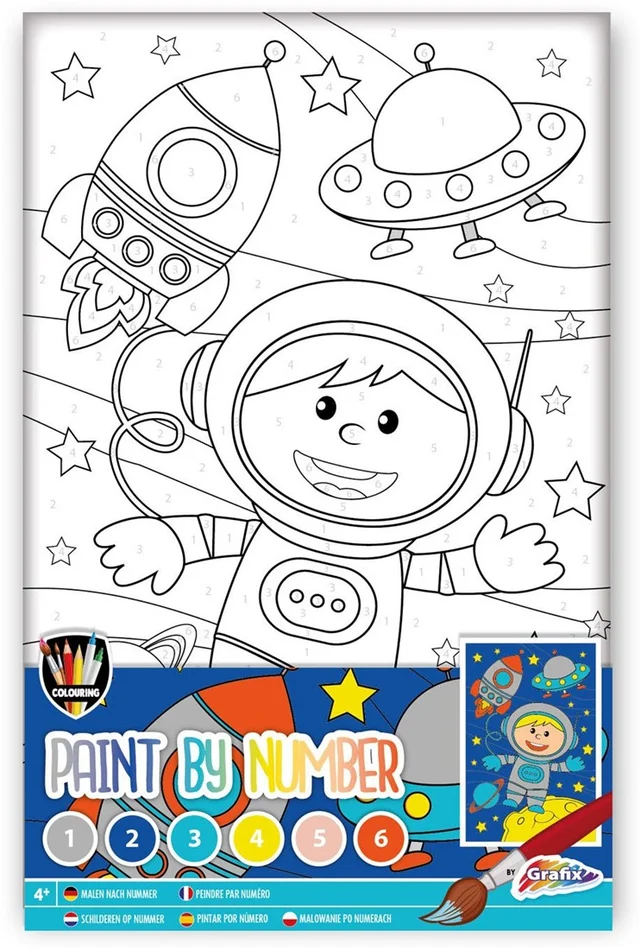 Schilderen op Nummer – Ruimtevaart