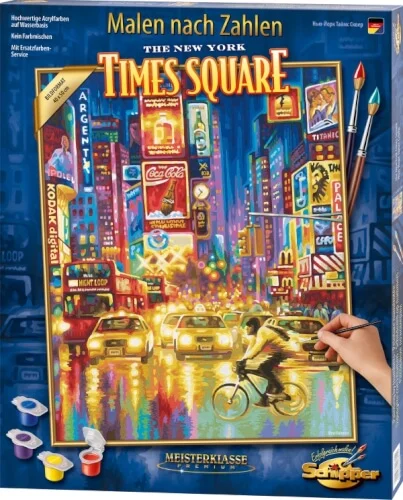 Schipper Malen nach Zahlen – New York Times Square