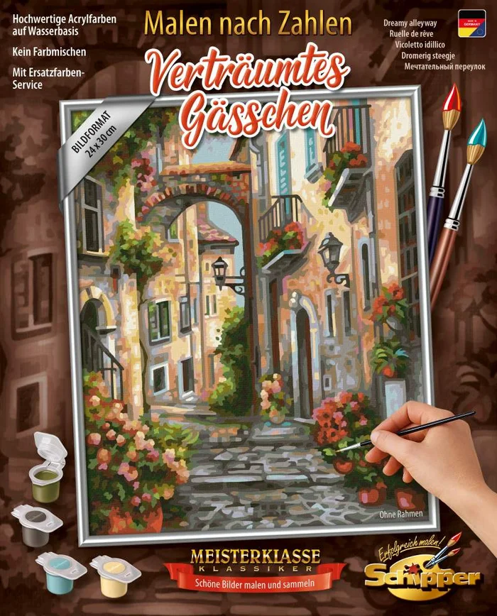 Schipper Malen nach Zahlen – Verträumtes Gässchen