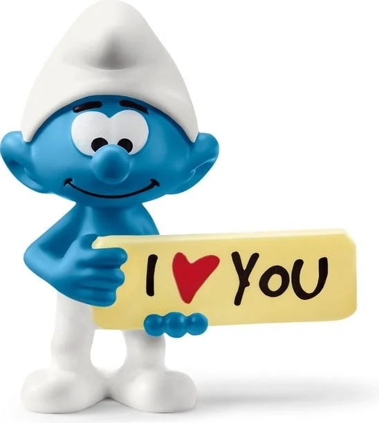 SCHLEICH 20823 Schlumpf mit Schild The Smurfs