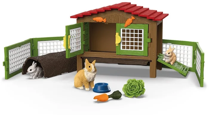 schleich FARM WORLD Konijnenhok 42728