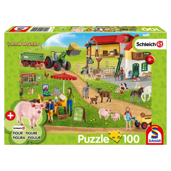 Schleich® Puzzle Bauernhof und Hofladen | Wiemann-Lehrmittel