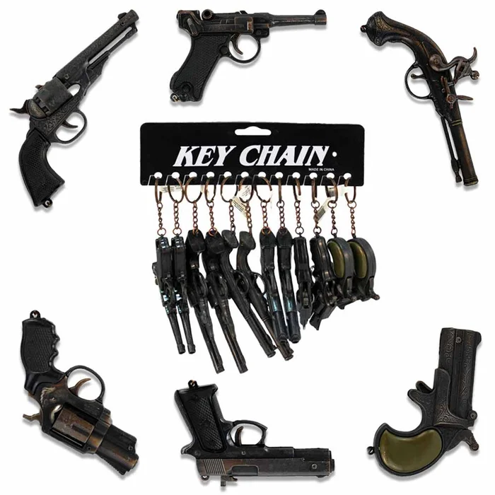 Schlüsselanhänger Revolver – ca. 10 cm