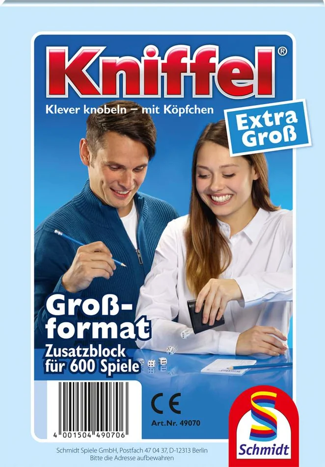 Schmidt Spiele – Großer Kniffelblock