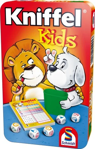 Schmidt Spiele – Kniffel® Kids, Metalldose