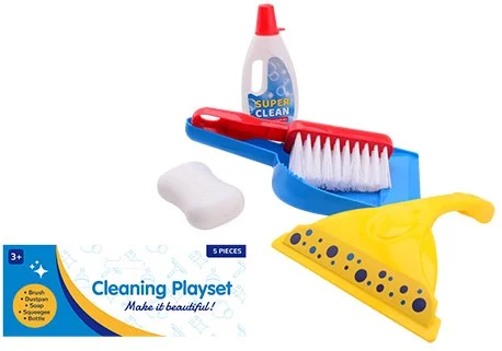 Schoonmaak set, 5 delig