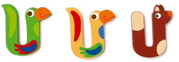 Scratch Houten Letter – U