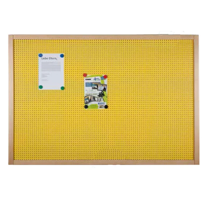 Seitenwandtafel aus Lochblech, magnethaftend