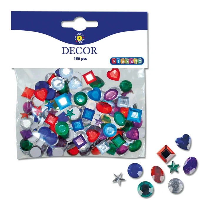 Selbstklebende Kristallsteine