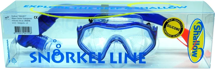 Shallow Duik-SET SMART Blauw tr.SILICONE Shallow