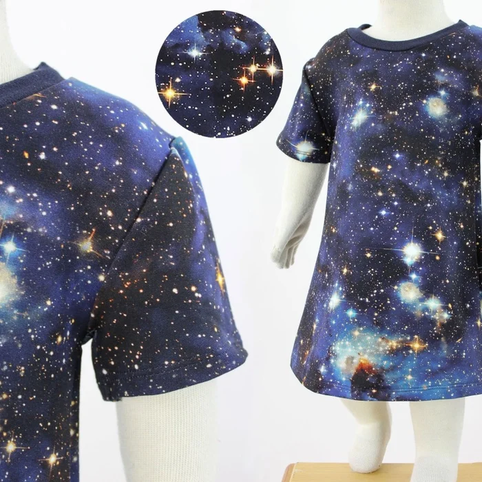 Shirtkleid für Kinder BLUE GALAXY