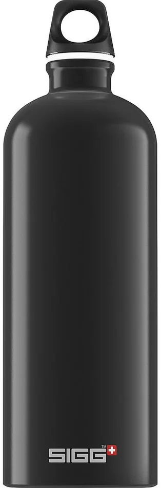 Sigg Traveller Wasserflasche Schwarz – 1L