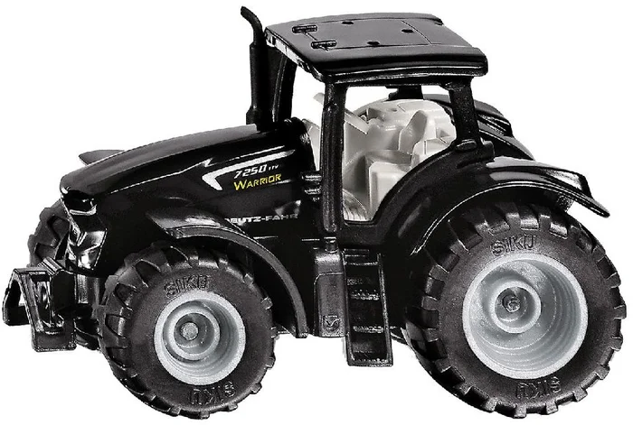 siku 1397, DEUTZ-FAHR TTV 7250 Warrior, Metall/Kunststoff, Schwarz, Spielzeugtraktor für Kinder