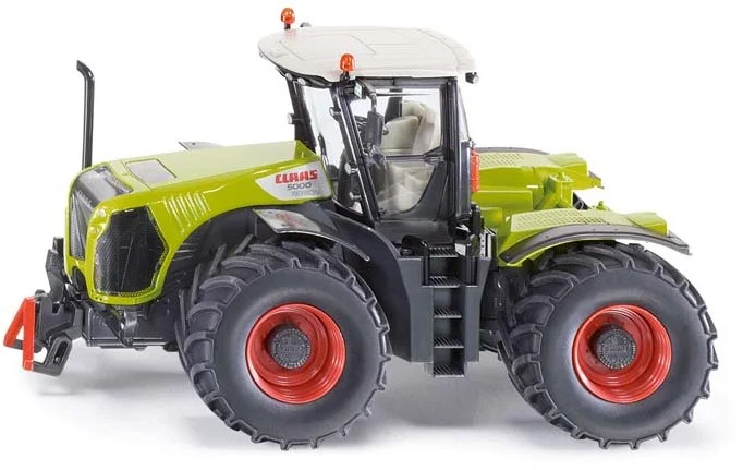 SIKU 3271, Claas Xerion 5000 Traktor, 1:32, Metall/Kunststoff, Grün, Achsschenkellenkung und Kupplung